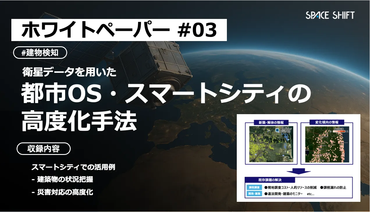 衛星データを用いた都市OS・スマートシティの高度化手法