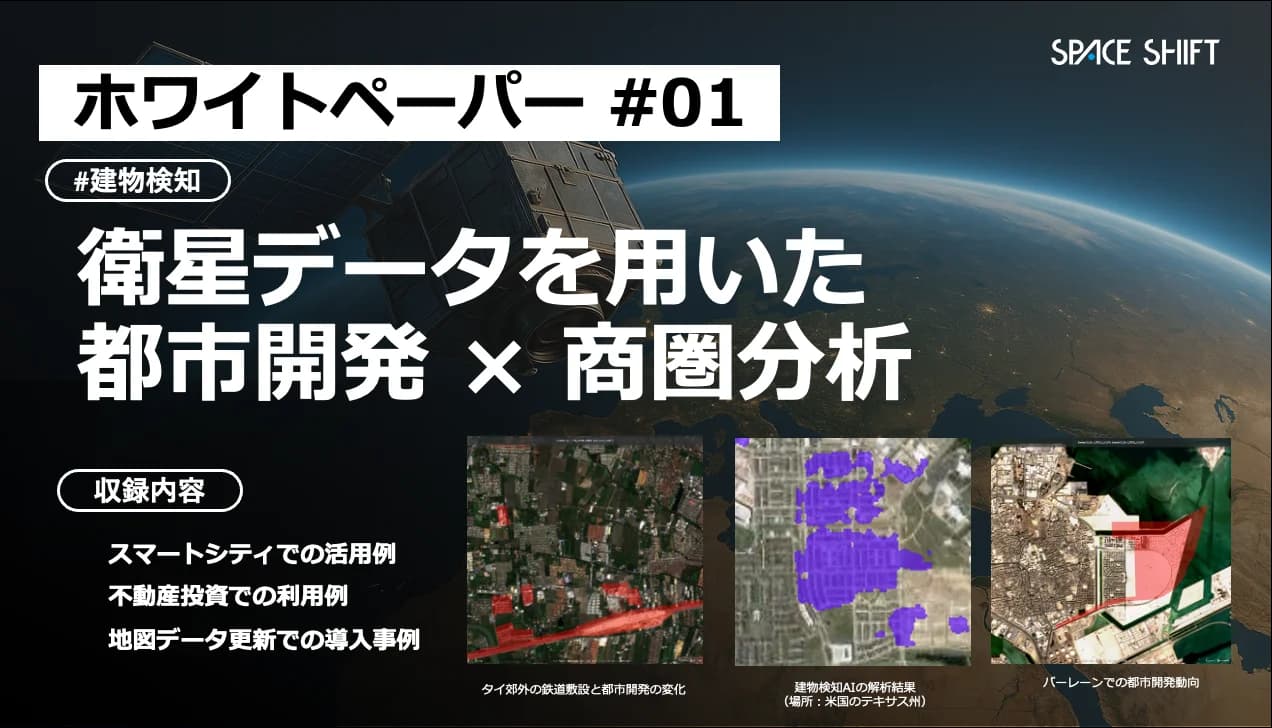 商圏分析と都市開発を効率化:建物検知AIの国内外活用事例